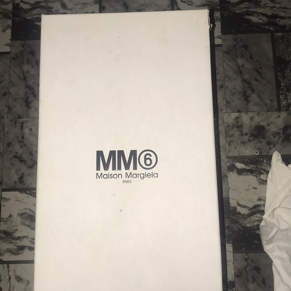 Metallic silver MM6 Maison Margiela sneakers